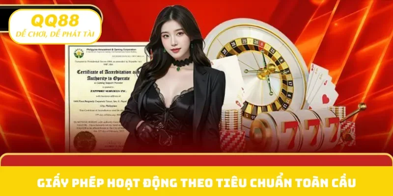Giấy phép hoạt động theo tiêu chuẩn toàn cầu