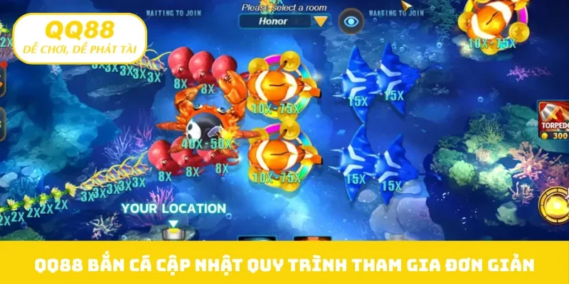 QQ88 bắn cá cập nhật quy trình tham gia đơn giản