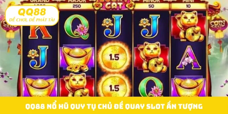 QQ88 nổ hũ quy tụ chủ đề quay slot ấn tượng