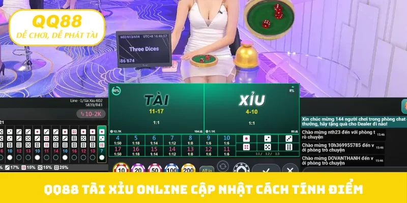 QQ88 Tài xỉu online cập nhật cách tính điểm
