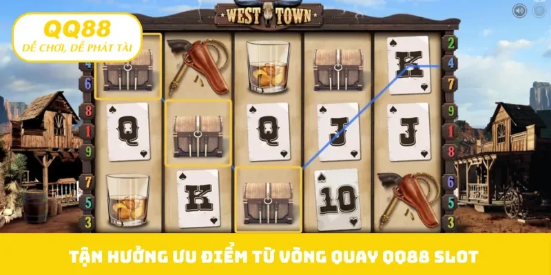 Tận hưởng ưu điểm từ vòng quay QQ88 slot