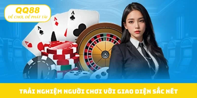 Trải nghiệm người chơi với giao diện sắc nét