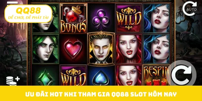Ưu đãi hot khi tham gia QQ88 slot hôm nay